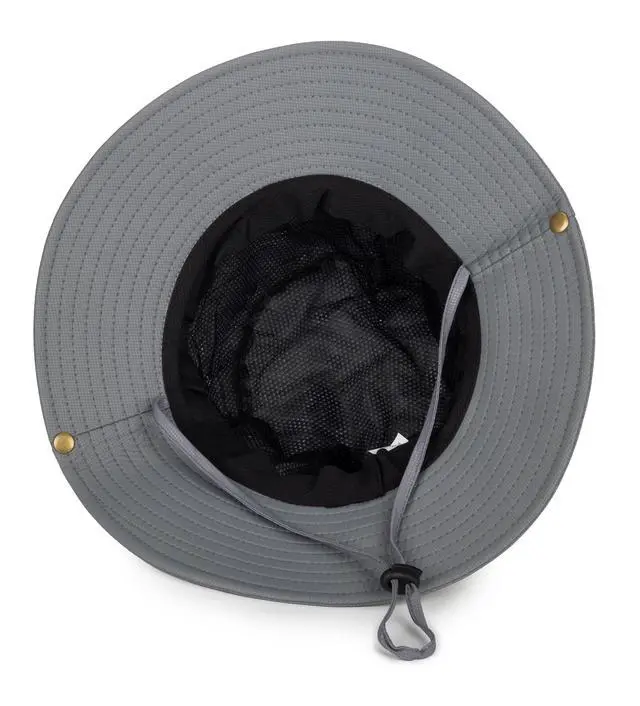 Alt view image 6 of 6 - Wide Brim Sun Hat for Men Women, UPF 50+ UV Protection Beach Bucket Hat, Summer Outdoor Safari Fishing Hats