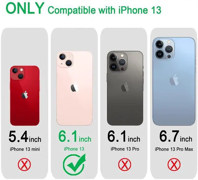 Alt view image 2 of 7 - Compatible with iPhone 13 Case, Clear Glitter Soft TPU Shockproof Protective Bumper Cover, Sparkle Bling Sparkly Cute Slim Women Girls Phone Case for iPhone 13, 6.1inch