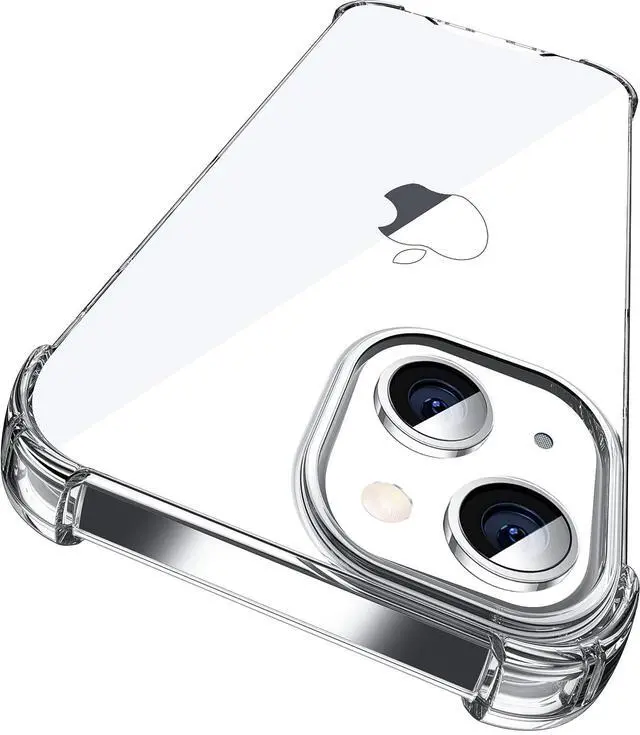 Main image of for iPhone 14/13 Case with 4 Corners Shockproof Protection, Clear Case for Women Men, Kids