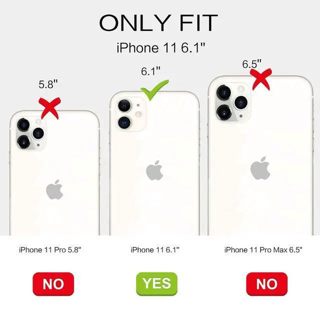 Alt view image 2 of 7 - for iPhone 11 Case with 360° Ring Holder, Shockproof Slim Kickstand Magnetic Support Car Mount Women Men Non-Slip Protective Phone Case for iPhone 11 6.1", Black/Gold