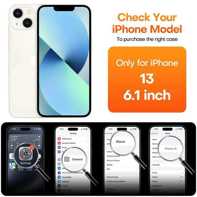 Alt view image 2 of 7 - Heavy-Duty Silicone Case for iPhone 13 - Military Drop Protection, Elevated Screen & Camera Protection, Scratch-Free Interior, Stone