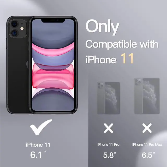 Alt view image 2 of 6 - Silicone Case for iPhone 11 (2019) 6.1-Inch, Silky-Soft Touch Full-Body Protective Case, Shockproof Cover with Microfiber Lining (Black)