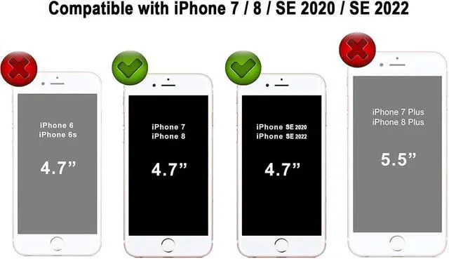 Alt view image 2 of 7 - Heavy-Duty Silicone Case for iPhone SE 2022 (3rd Gen)/iPhone SE 2020 (2nd Gen)/iPhone 8/7 - Military Drop Protection, Elevated Screen & Camera Protection, Scratch-Free Interior, Wine