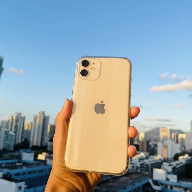 Alt view image 7 of 7 - Compatible with iPhone 11 Case, Clear TPU Phone Cases Shockproof Bumper Cover Anti-Scratch Protective Slim Thin Crystal Phone Case for 11 6.1inch