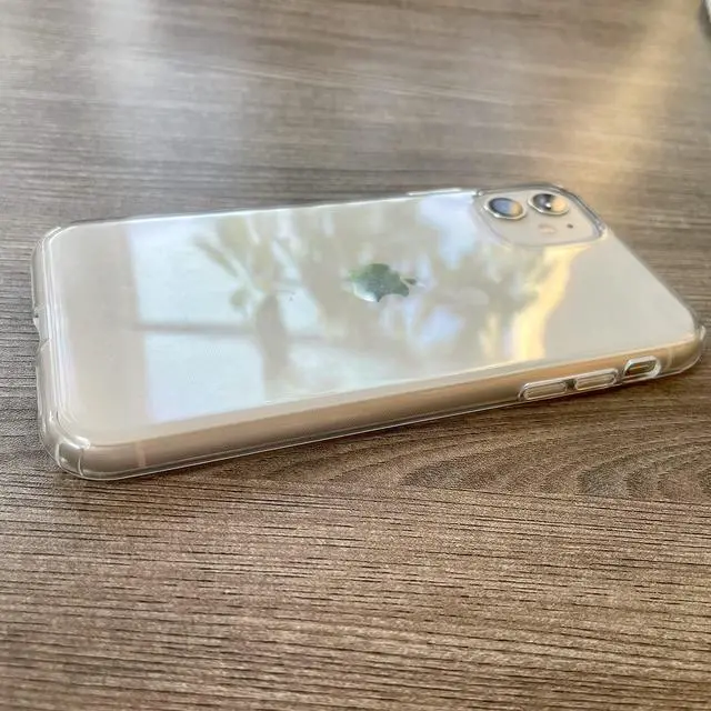 Alt view image 6 of 7 - Compatible with iPhone 11 Case, Clear TPU Phone Cases Shockproof Bumper Cover Anti-Scratch Protective Slim Thin Crystal Phone Case for 11 6.1inch