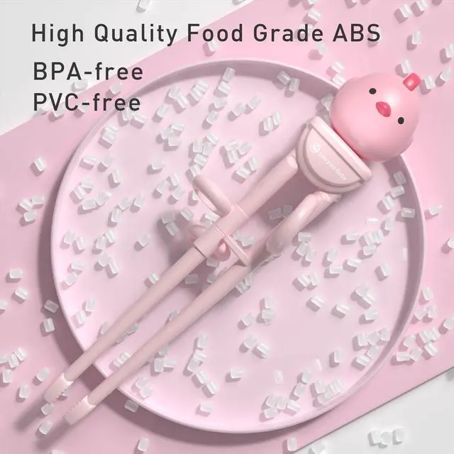 Alt view image 5 of 7 - Kids Chopsticks - Made of High Quality Food Grade Material - Great Chopsticks for Kids - Includes Sturdy and Practical Portable Box