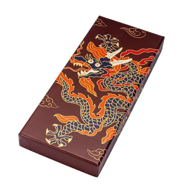Alt view image 4 of 4 - 2 Pair Japanese Asian Bamboo Chopsticks Set with Chopsticks Rest Double Pairs In Gift Box Packaging (Oriental Dragon)