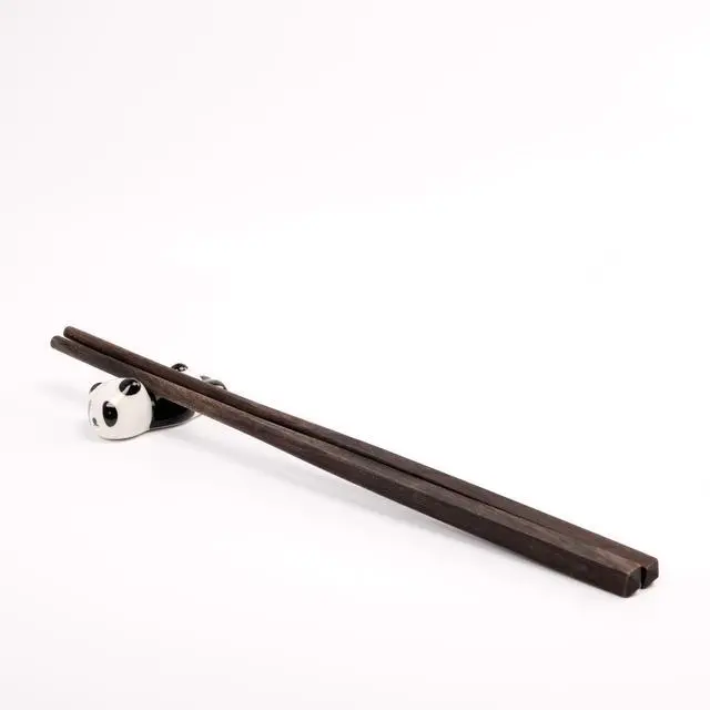 Alt view image 4 of 7 - 8 Pcs Cute Ceramic Panda Chopsticks Rest Rack Stand Holder for Chopsticks, Ceramic Ware Chopsticks Stand Rest Rack, Matcha Scoop Holder Rest, Gift Suitable For Everyone