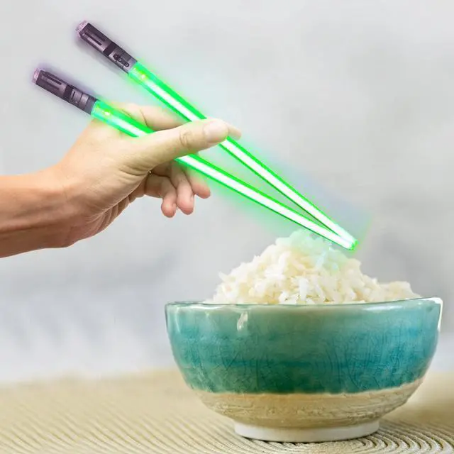 Alt view image 5 of 7 - Sabers Chop Lightsaber Led Light Up 1 Pair Skywalker Green