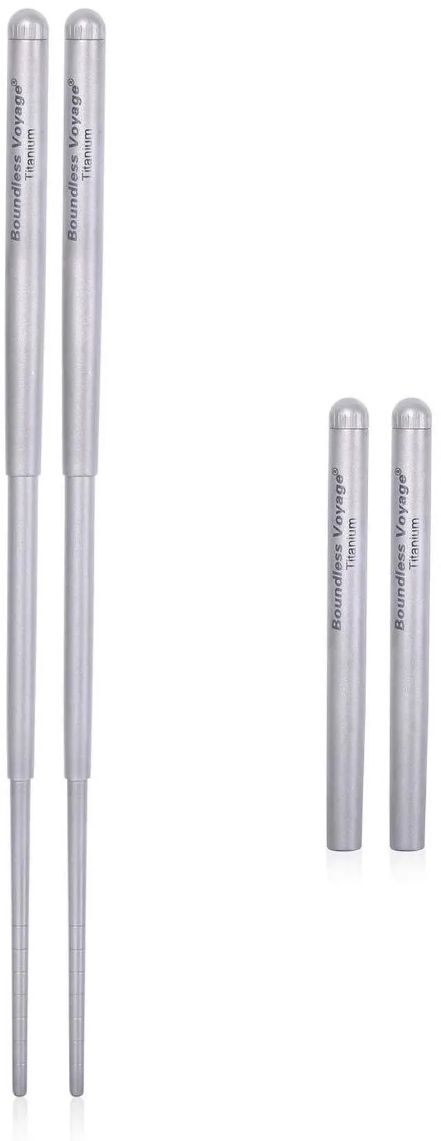 Main image of Foldable Telescopic Titanium Chopsticks Outdoor Camping Travel Picnic Folding Tableware Cutlery Titanium Camping Utensils Ti1004T