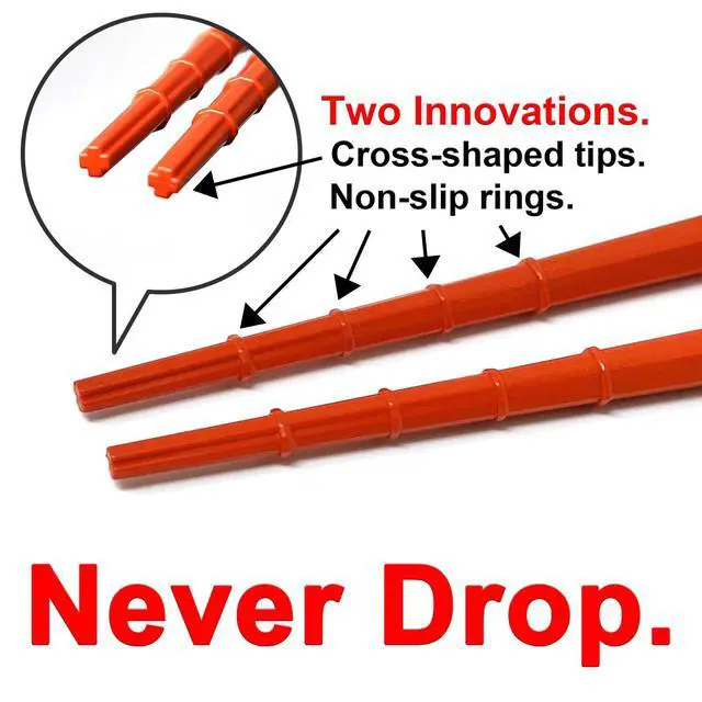Alt view image 3 of 6 - Best Chopsticks for Noodles Ramen Udon Soba Tofu Sushi All Japanese Foods (5pairs set) Made in Japan Non-slip Fiberglass Chopsticks Dishwasher Safe Washable Reusable / Family Hotel Restaurant