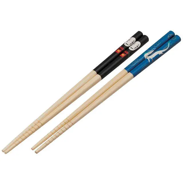 Alt view image 2 of 4 - Spirited Away Bamboo Chopstick 2pcs Set -Anti-Slip Grip for Ease of Use - Authentic Japanese Design - Lightweight, Durable and Convenient