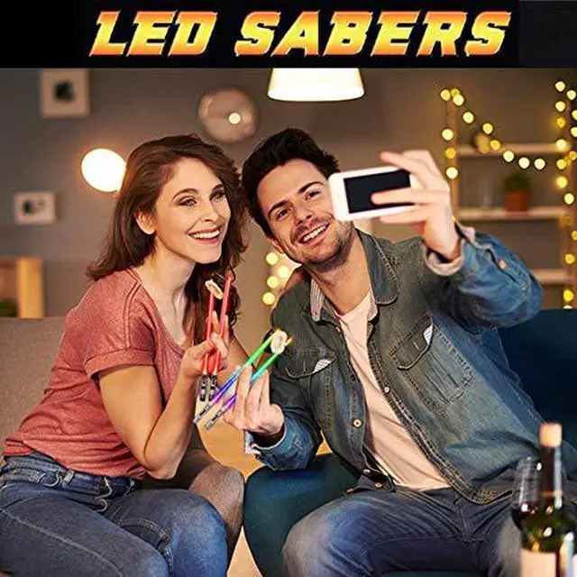 Alt view image 2 of 7 - LIGHTSABER CHOPSTICKS LIGHT UP STAR WARS LED Glowing Light Saber Chop Sticks REUSABLE Sushi Lightup Removable Handle Dishwasher Safe 8 Color Modes 1 Pair