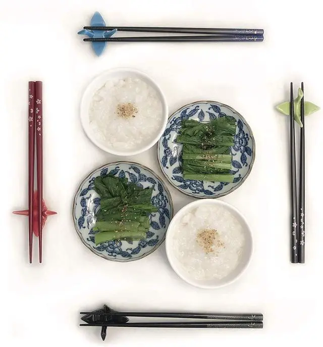 Alt view image 4 of 4 - 3643, Portable Chopsticks with Case Reusable Chinese Korean Japanese Bamboo Travel Chop Sticks Utensil Dishwasher Safe Made in Japan, Sakura Pattern, Set of 2
