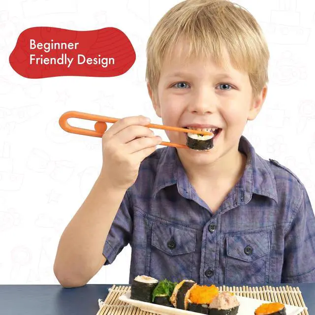 Alt view image 3 of 7 - Training Chopsticks - Fun & Easy-to-Use Chopstick Helper for Beginners-10-Pieces Reusable, Dishwasher Safe - Beginner Chopsticks for Learning, Snacks, Sushi & Everyday Meals