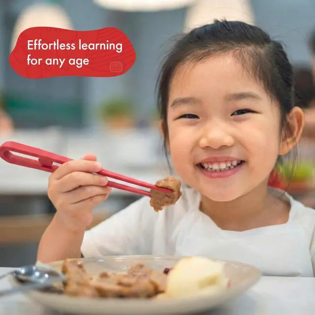 Alt view image 2 of 7 - Training Chopsticks - Fun & Easy-to-Use Chopstick Helper for Beginners-10-Pieces Reusable, Dishwasher Safe - Beginner Chopsticks for Learning, Snacks, Sushi & Everyday Meals
