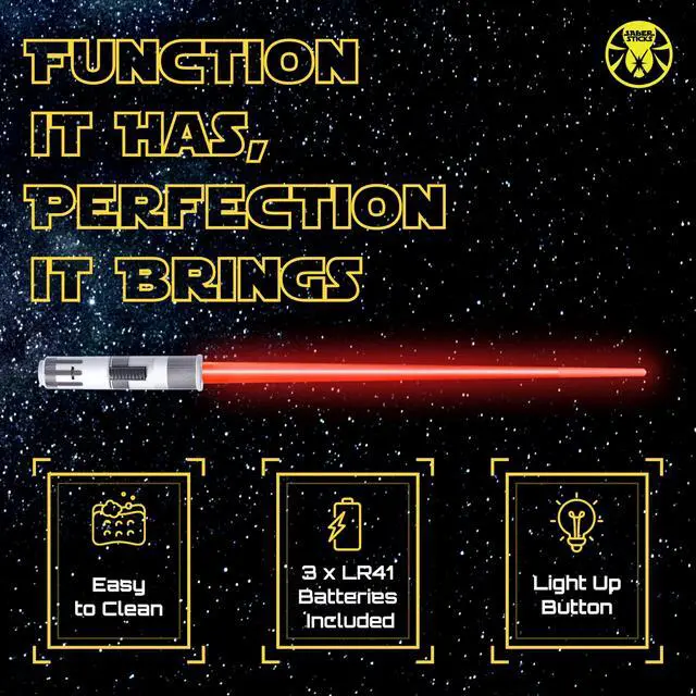Alt view image 3 of 7 - Lightsaber Chopsticks Light Up Star Wars Chopstick Light Up Mini Light Saber Chopsticks for Adults Cool Chopstick Light Led Chop Sticks Jedi Stix Blue Red 2 Pairs