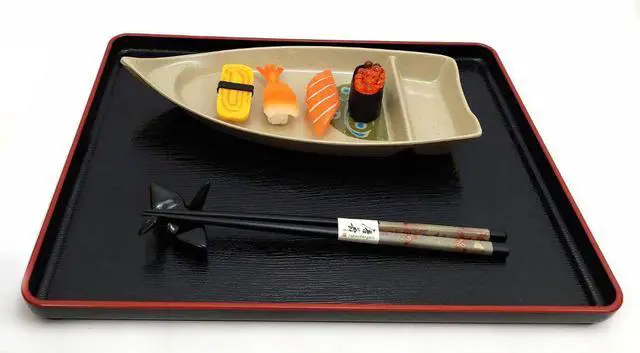 Alt view image 4 of 5 - Japanese Origami Crane Chopstick Rest 12-Pack, Porcelain Ceramic Holder for Sushi, Ramen & Asian Tableware, Decorative Chopstick Stand for Restaurant Dining, Black