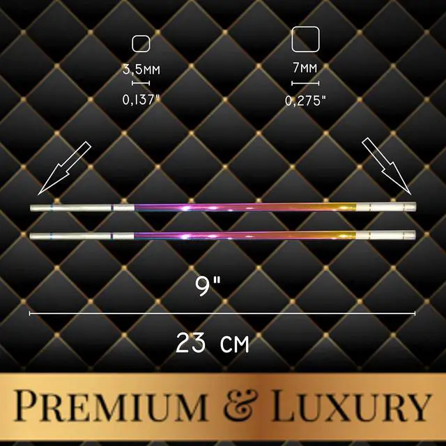 Alt view image 7 of 7 - Metal Chopsticks Reusable, 5 Pairs - Rainbow Iridescent Holographic Stainless Steel Chopsticks - Dishwasher Safe, Non-Slip, Extra Long 9" - Multicolor Japanese Sushi Gift Set