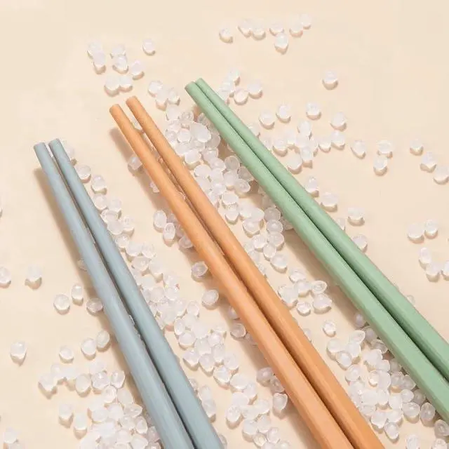 Alt view image 4 of 7 - Modern Design Chopsticks - Reusable, Dishwasher Safe, Non-Slip Fiberglass, Macaron Color, 5 Pairs, 9.5in/24cm, Great for Chinese, Japanese, Korean Cuisine