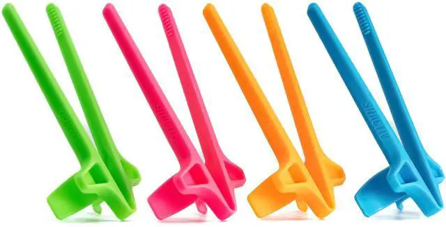 Main image of LITE Finger Chopsticks for Gamers 4PC NEON Bundle - As Seen on Shark Tank! The Official Snacking Tool of the Future - Enjoy Snacks and Chips with Ease - Innovative Gaming Snacking Solution