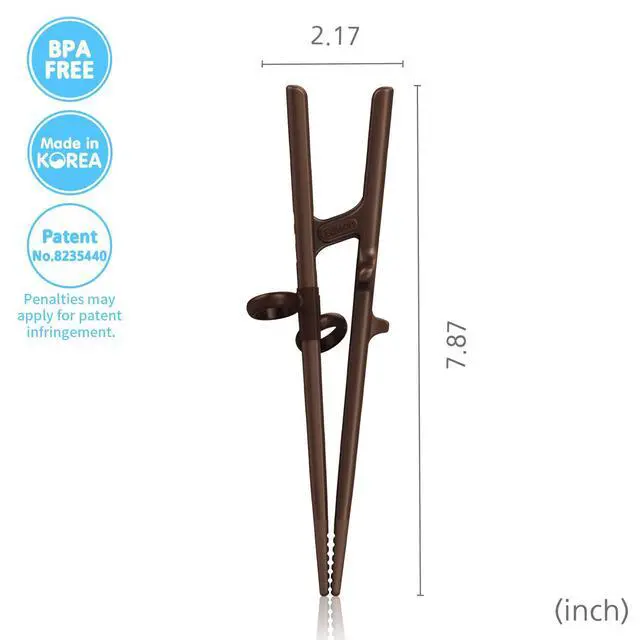 Alt view image 4 of 7 - Training Chopsticks for Adults Right Handed, Beginner, Helper, Trainer, Easy, Practice For Noodle, Suhi (Made in Korea)