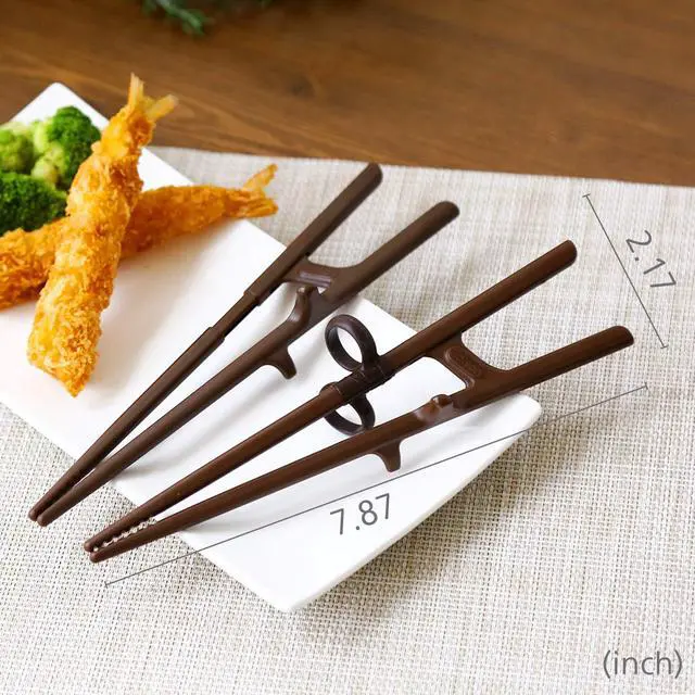 Alt view image 5 of 7 - Training Chopsticks for Adults Right Handed, Beginner, Helper, Trainer, Easy, Practice For Noodle, Suhi (Made in Korea)