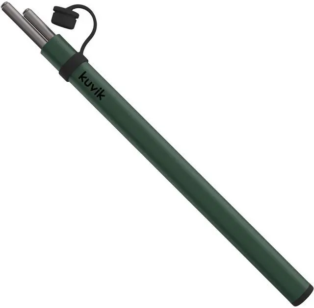 Main image of Titanium Chopsticks with Army Green Carrying Case