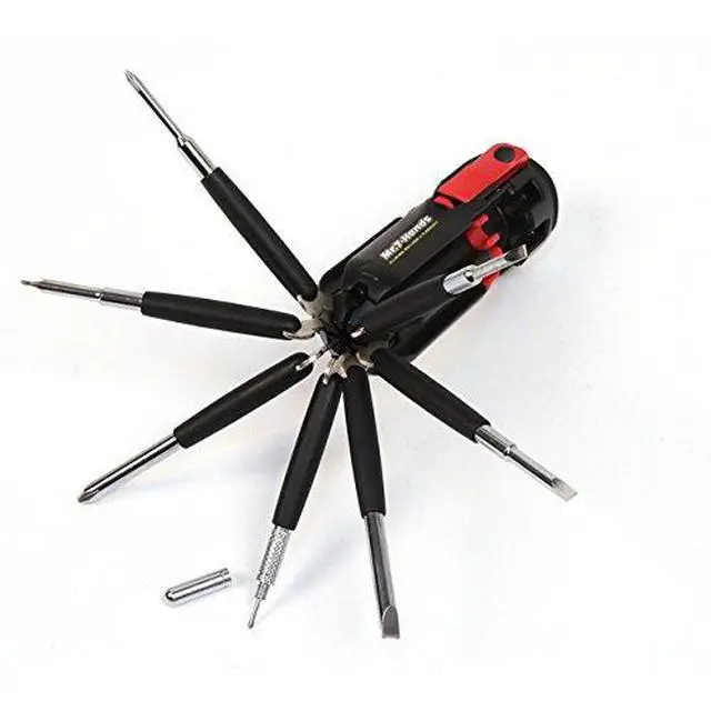 Alt view image 5 of 6 - Tools Mr. 7-Hands, Patented, 8 in 1 Screwdrivers with Worklight - DT1019