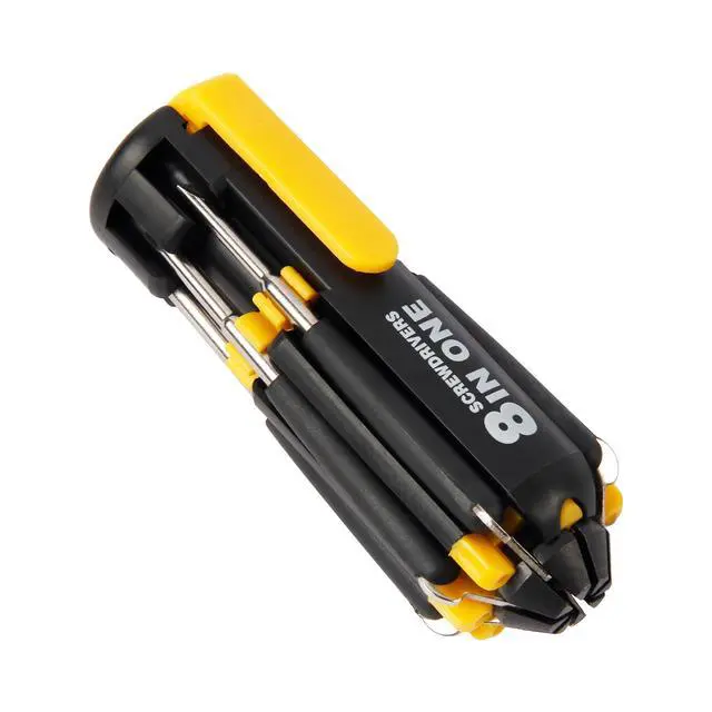 Alt view image 5 of 7 - 8 in 1 Screwdriver with Flashlight, Multi Functional 8 in 1 Screwdrivers Tool Set with Worklight for Household, Auto