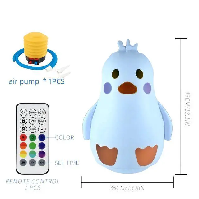 Alt view image 3 of 7 - Solar Penguin Light, Rechargeable Globe Color Changing Solar Globe Lamp IP65 Waterproof Outdoor Garden RGB Warm White/White Orb Light for Patio Pool Yard Bar Party Decorative Lightin