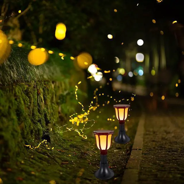 Alt view image 2 of 7 - Solar Lawn Lamp Base Replacement Garden Light Holder Lightweight Durable Ground Lamp Holder for Outdoor Pathway and Yard Lighting 2.75X2.36X0.82In