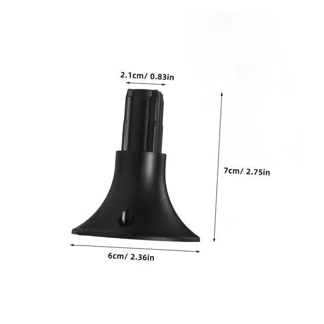 Alt view image 4 of 7 - Solar Lawn Lamp Base Replacement Garden Light Holder Lightweight Durable Ground Lamp Holder for Outdoor Pathway and Yard Lighting 2.75X2.36X0.82In