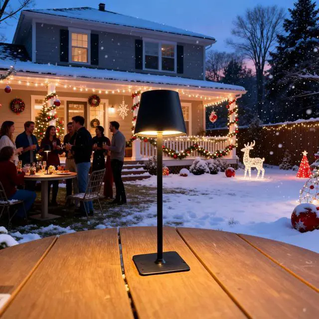 Main image of Cordless Table Lamps, Outdoor Solar LED Lamp, 4000mAh Rechargeable Bottle Lamp, Touch RGB Color Stepless Dimming Light for Bedroom, Restaurants, Patio, Camping,Bar Black