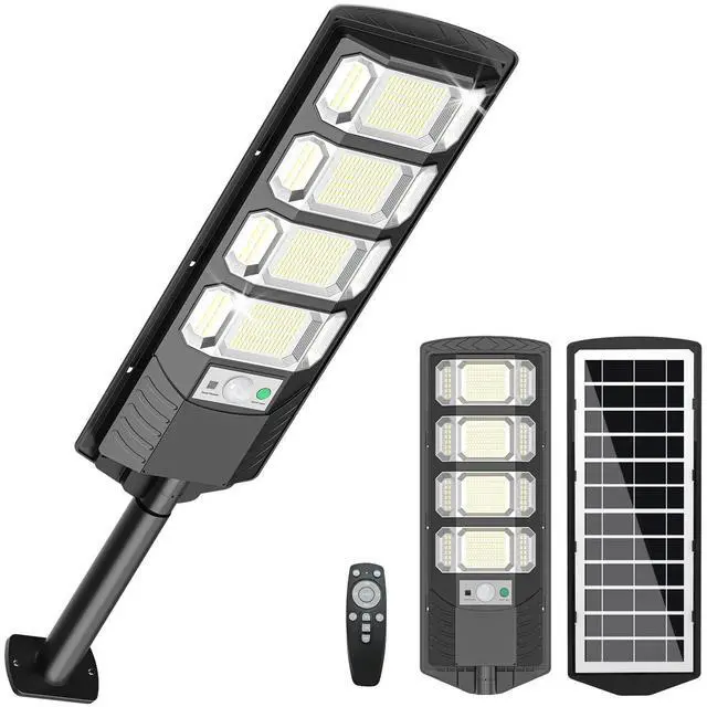 Main image of 432LEDS Solar Street Light Outdoor IP67Waterfroof, 6500K Solar Flood Lights Outdoor Dusk to Dawn,Motion Sensor with Remote Control for Parking lot, Yard,Pathway