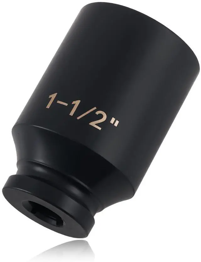 Main image of Upgraded Deep 1 1/2 Socket,Heavy Duty Axle Nut Socket with 1/2" Drive & 6-Point Hex Design,Anti-Rust 1 1/2 Sockets 1/2 Drive Car Repair Tools for Quick Removal of Axle Nuts