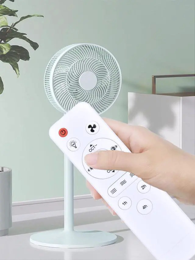 Alt view image 2 of 7 - Replacement Remote Control Compatible with Elenhome 20.5 inch Socket Fan Light R520, for Cambk 10 inch E26/E27, for Smart Egg 20.5 inch E26, for Nuueo CFL03-L E27 20.5 inch Ceiling Fans