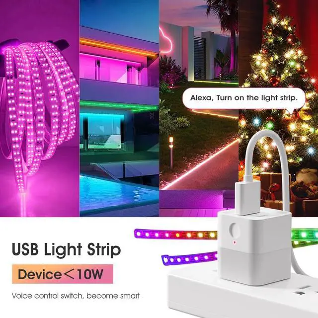 Alt view image 5 of 6 - Tuya app Micro WIFI USB adaptor, Smart 5-12V DC outlet Switch,Remote Timer your USB device by Phone app,Compatible with Alexa Google Home