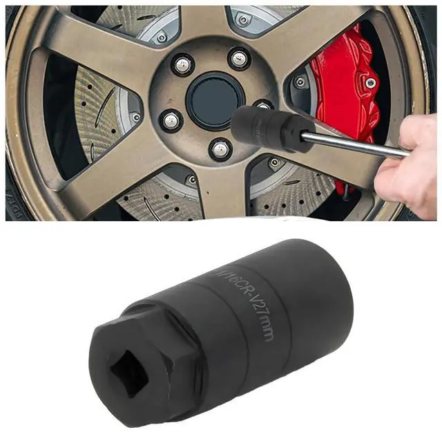 Main image of Oil Pressure Switch Socket, 1 1/16" Socket Switch Fits 3/8" Drive or 1 1/8" Hex Wrench, Accepts Oil Pressure Sending Units Up to 2 5/8'' Long, Suitable for Most Car Models (Black)