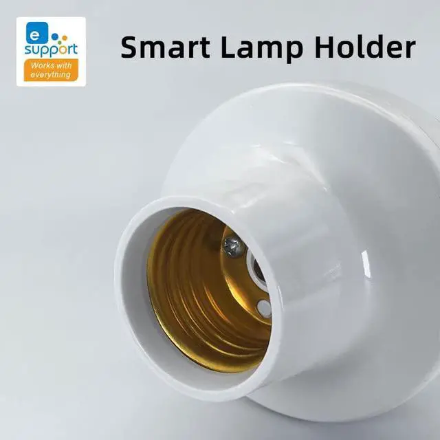 Alt view image 7 of 7 - 2.4G Smart Remote Control Light Socket E26 E27 Bulb Socket Adapter, eWeLink Bluetooth Smart Lamp Holder, eWeLink APP Remote Control Timing Delay,No Wi-Fi Required