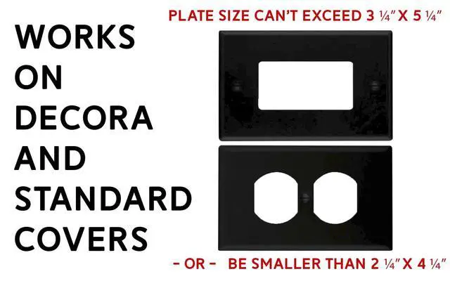 Alt view image 5 of 7 - Power Perch Horizontal Outlet Shelf Organizer for Alexa Echo Dot Speakers, Phone - Wall Outlet Holder with Strap - Socket Shelf Bathroom Kitchen Counter Charging Station - Black 1 Pack