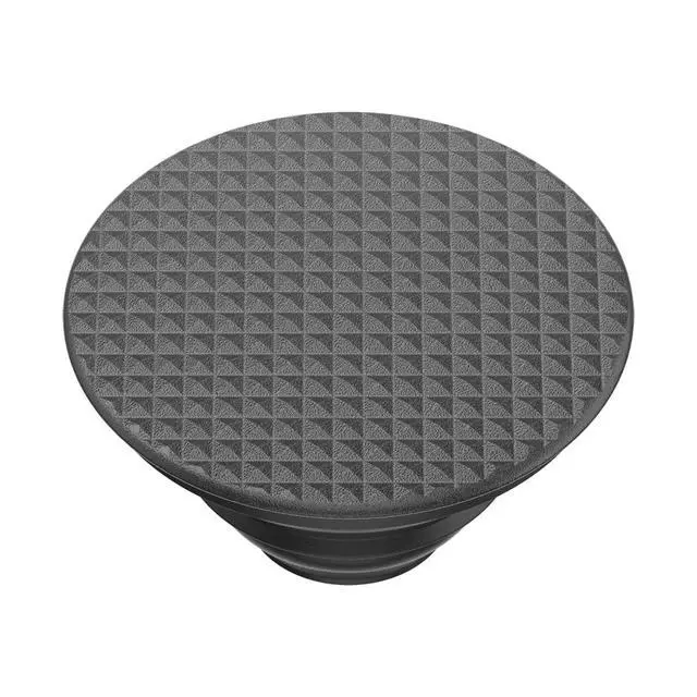 Alt view image 4 of 6 - Adhesive Phone Grip, Holder, Phone Stand, Black - Knurled Texture Black