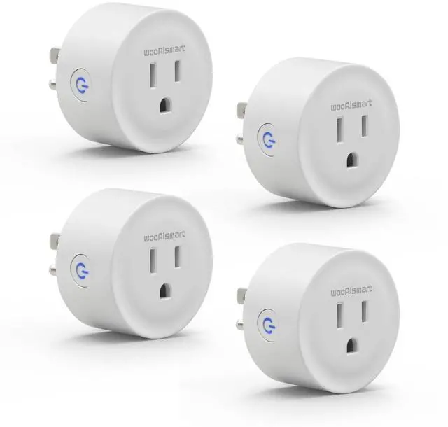 Main image of Smart Plug, WiFi Plugs Work with Alexa & Google Assistant, Smart Outlet with Timer & Group Controller, WiFi Outlet for Home, No Hub Required, ETL & FCC Certified, 2.4GHz WiFi, 16A, 4 Pack