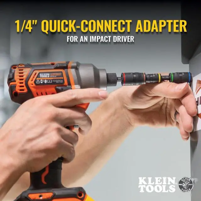 Alt view image 5 of 7 - 32907 Impact Driver, 7-in-1 SAE Impact Socket Set, Flip Socket Set with 1/4, 5/16, 11/32, 3/8, 7/16 and 1/2-Inch Nut Driver Sizes and 1/4-Inch Bit Holder, 5-Inch Shaft