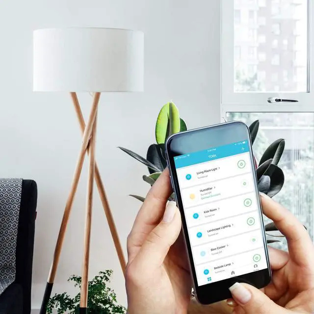 Alt view image 3 of 5 - Industries TORK WFIP1 Smart Plug - Indoor Standard Wi-Fi 3-Prong Single Outlet Plug - Compatible with Alexa and Google Assistant - Remote Access with Smartphone/Tablet App - No Hub Required