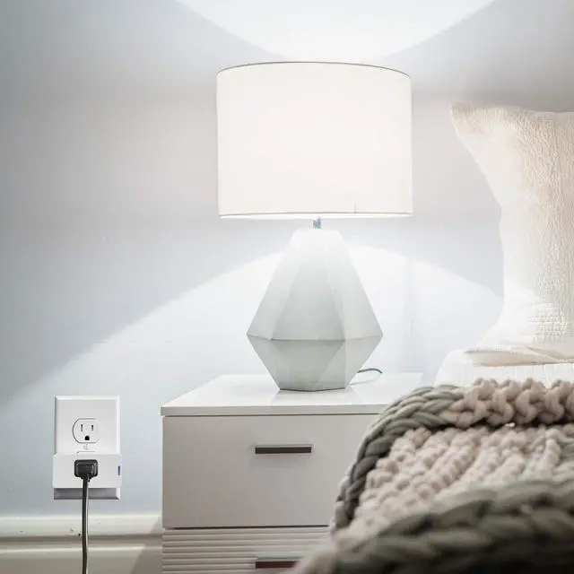 Alt view image 5 of 5 - Industries TORK WFIP1 Smart Plug - Indoor Standard Wi-Fi 3-Prong Single Outlet Plug - Compatible with Alexa and Google Assistant - Remote Access with Smartphone/Tablet App - No Hub Required