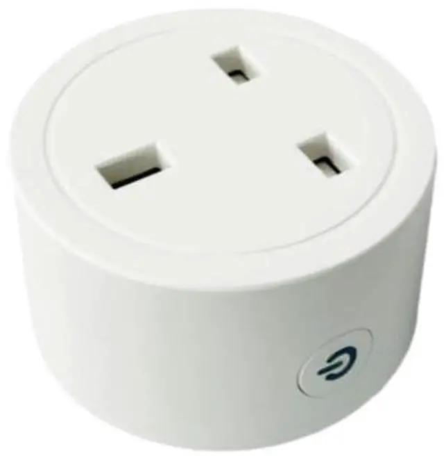 Main image of WiFi Smart Plug Outlet Compatible with Alexa,Google Assistant,App and Voice Control,No Required Hub,UK (16A), White