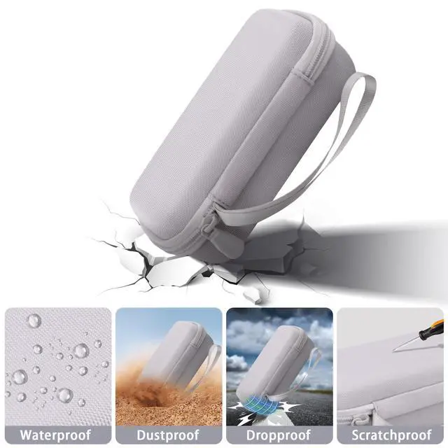 Alt view image 6 of 7 - for Anker Prime 3-in-1 Wireless Charging Station Hard Travel Case(White Case)
