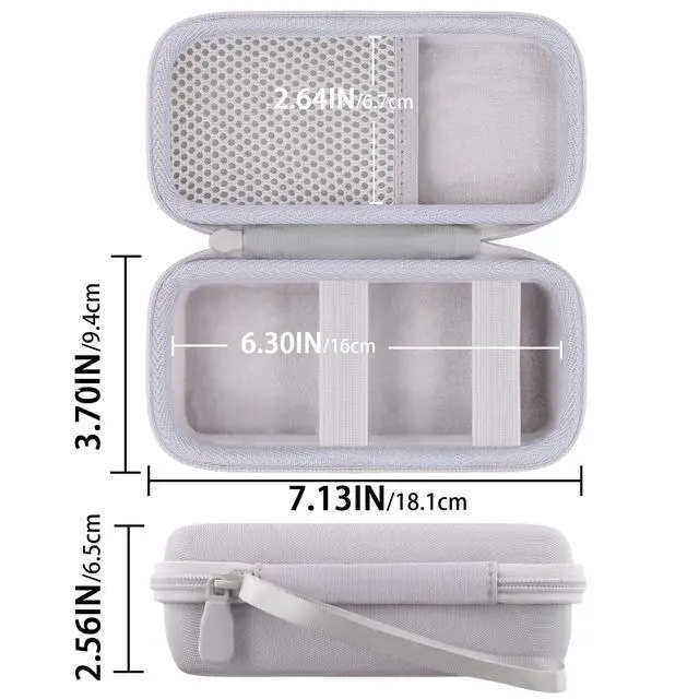 Alt view image 7 of 7 - for Anker Prime 3-in-1 Wireless Charging Station Hard Travel Case(White Case)
