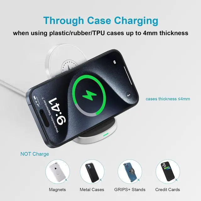 Alt view image 5 of 7 - Pixel 10a, 10, 10 Pro, 10 Pro XL Wireless Charger Phone Stand Dock for Google Pixel 10, 10 Pro XL, 9, 9 Pro, 9 Pro XL, 8, 8 Pro, 7, 7 Pro, 6, 6 Pro, 5, 5XL 4, 4XL, Desk Fast Charging Pad Station